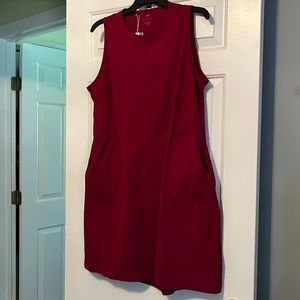 NWT Adidas Golf Ladies Go-To Dress legacy burgundy XL